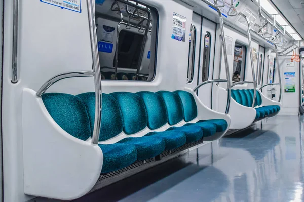Gwangju Metro Gwangju Metropolitan Rapid Transit Treins — Stockfoto