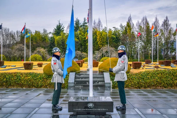 Busan Zuid Korea 2020 United Nations Memorial Cemetery Korea Unmck — Stockfoto