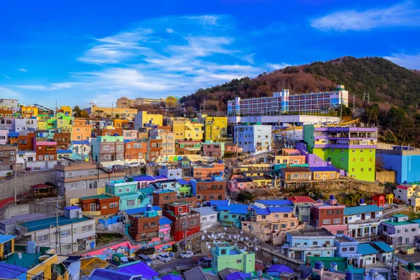 Busan, Güney Kore 1 / 16 / 2020 Gamcheon Kültür Köyü