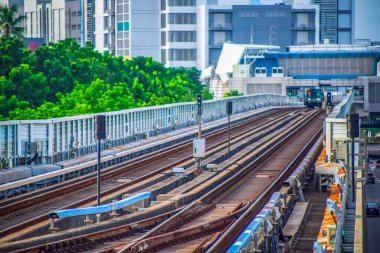 Kaohsiung, Tayvan 7 / 27 / 2019 Kaohsiung MRT Trenleri