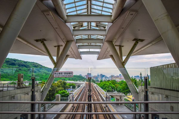 Kaohsiung Taiwan 2019 Kaohsiung Mrt Trains — стокове фото