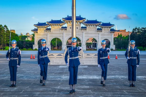 Taipei Taiwan 2019 Taipei Liberty Square Air Force Honor Guards — Stock Fotó