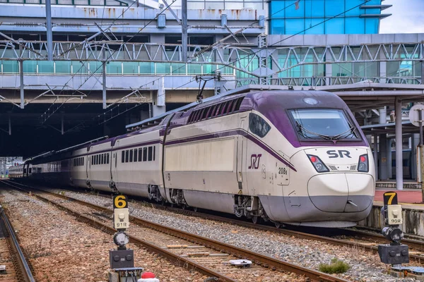 Korail Korea High Speed Rail Srt Züge Bahnhof Busan — Stockfoto