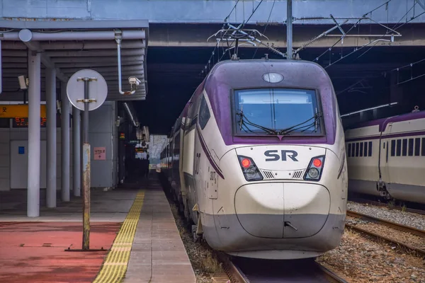 Korail Korea High Speed Rail Srt Züge Bahnhof Busan — Stockfoto