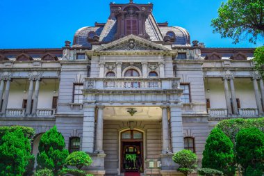 Taipei, Tayvan - AUG.3, 2019 Taipei Konuk Evi Tayvan Genel Valisi için yapıldı ve 1901 yılında tamamlandı..