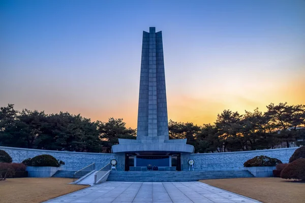 Seoul Zuid Korea Jan 2020 Memorial Standbeeld Seoul National Cemetery — Stockfoto