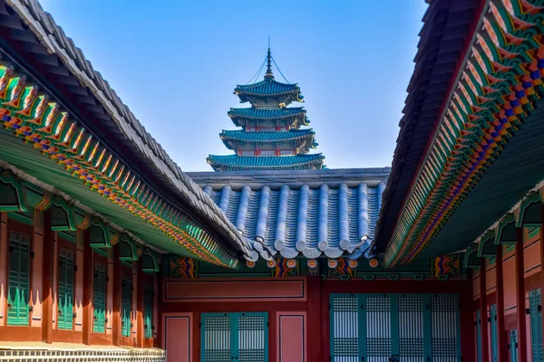 Seul Coreia Sul 2020 Museu Nacional Folclórico Coreia Palácio Gyeongbokgung — Fotografia de Stock