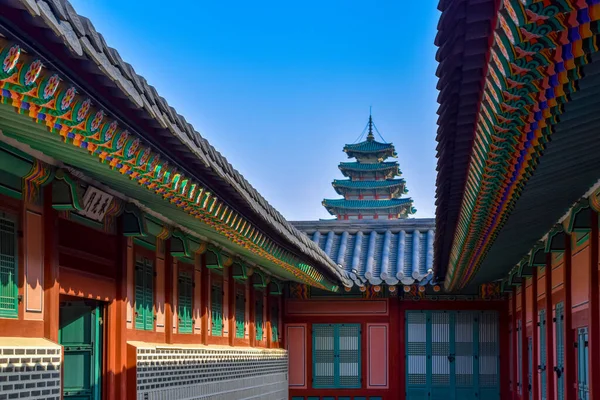 Seul Coreia Sul 2020 Museu Nacional Folclórico Coreia Palácio Gyeongbokgung — Fotografia de Stock