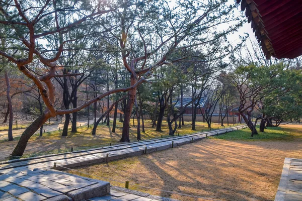 Seúl Corea Del Sur 2020 Santuario Jongmyo Patrimonio Humanidad Por — Foto de Stock