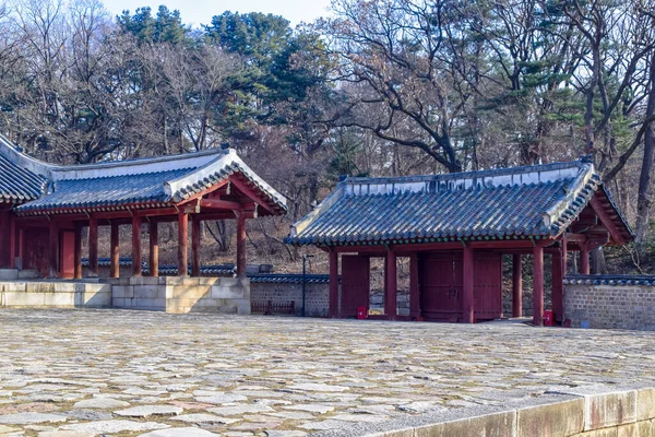 Seoul Südkorea 2020 Jongmyo Schrein Unesco Weltkulturerbe Seoul Südkorea — Stockfoto