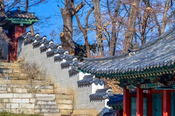 Seul Coreia Sul 2020 Changdeokgung Mais Bem Preservado Dos Cinco — Fotografia de Stock