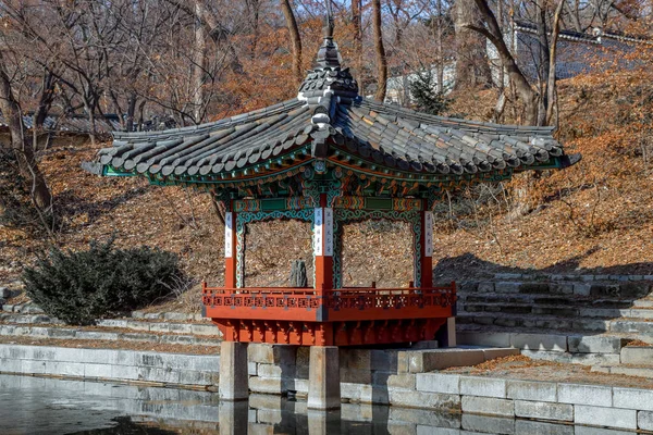Seul Coreia Sul 2020 Changdeok Palace Changdeokgung Secret Garden Pagodas — Fotografia de Stock