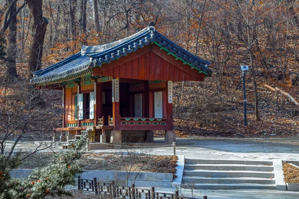 Soul Jižní Korea 2020 Pohled Tajnou Zahradu Paláce Changdeokgung — Stock fotografie