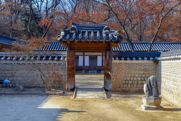 Séoul Corée Sud 2020 Changdeokgung Est Mieux Conservé Des Cinq — Photo