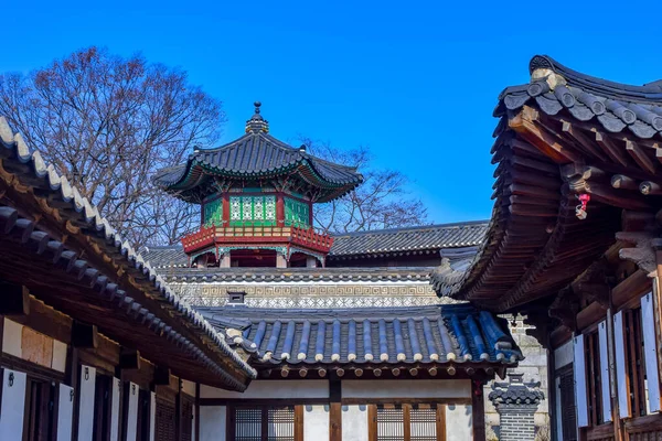 Seul Coreia Sul 2020 Impressionante Vista Pátio Complexo Nakseonjae Palácio — Fotografia de Stock