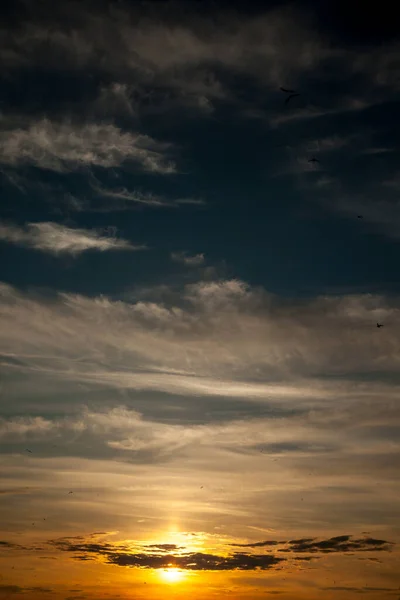 Sonnenuntergang Der Stadt Sonnenaufgang Meer Sonne Meer — Stockfoto