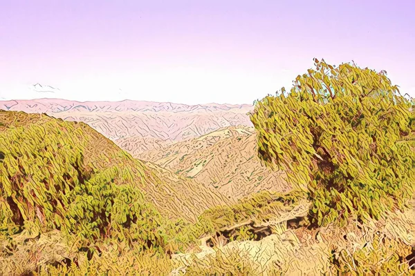 Hermosas Vistas Las Montañas Del Centro Bolivia Una Altitud 4000 —  Fotos de Stock