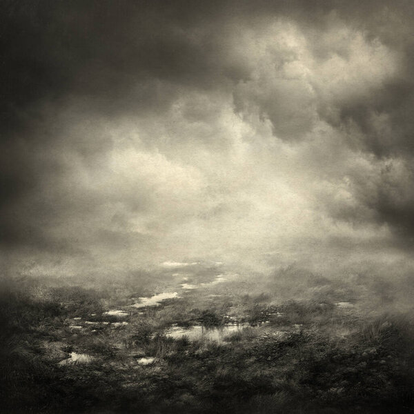 Туманный пейзаж, акрил на бумаге и манипуляции с фотографией
.