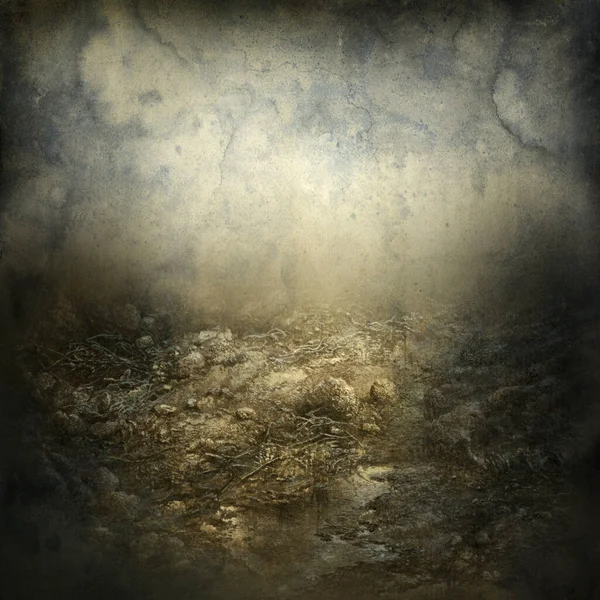 Dirty Grunge Background Painting Photo Manipulation — Stock Photo, Image