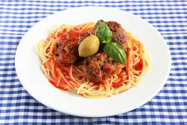 Chiftele italiene cu sos de roșii — Fotografie, imagine de stoc