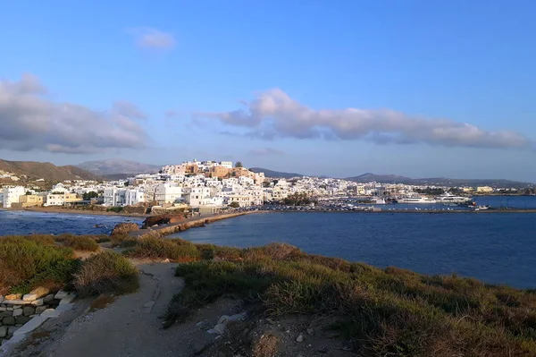 Hermosa Perspectiva Naxos Grecia —  Fotos de Stock