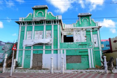 Aruba, Karayipler 'deki eski renkli bina