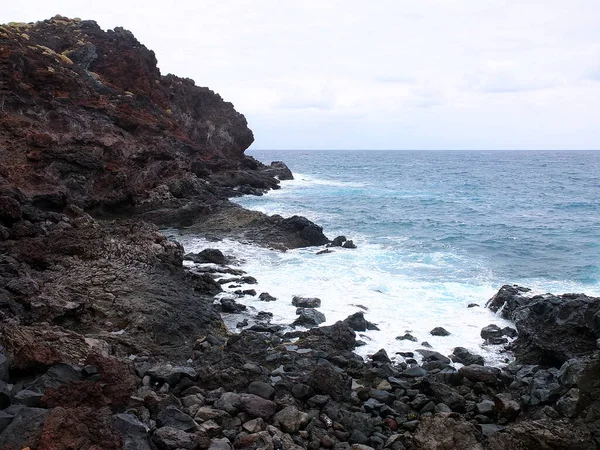 Beautiful Rough Seascape Tenerife Spain — Stock Photo, Image
