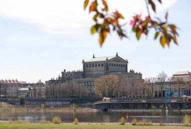 Eski Dresden Kasabası, bahar, Saksonya, Almanya