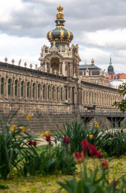 Dresden Zwinger, bahar, saksafon, Almanya