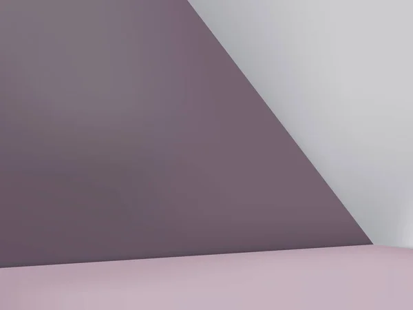 Vector Minimal Background Geometric Corner Pastel Purple Light Gray — 스톡 벡터