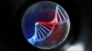 Genetiği değiştirilmiş organizmalar. DNA iplik mikroskop altında