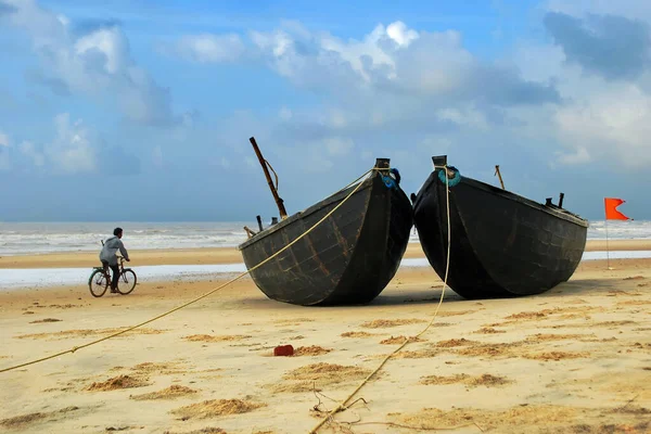 Batı Bengal Hindistan 'daki Mandermoni Sahili