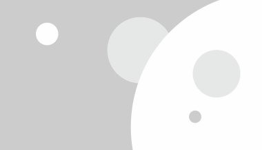 Siyah ve beyaz daireli soyut kompozisyon. Atomik ya da gezegenler arası enerji etkileşimi. Eğitici illüstrasyon. Sınırlı renk paleti. Enerji