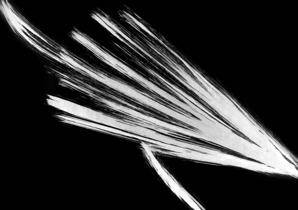 Düz çizgilerde soyut grafikler kırık katlanmış bir şemsiye ve enerji tasvir eder