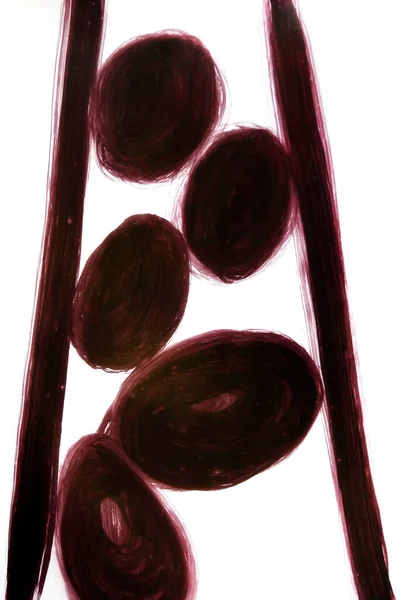 Soyut arkaplan - Sanat. Kokteyl bardağında kabarcıklar hareket ediyor. Sınırlı palet. Kum saatindeki kum tanelerinin hareketi. Kar enerjisi