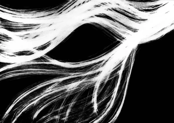 Bir ağacın kanatlarının kaldırma gücünün ahengi, rüzgardaki kurdele soyut grafik meditasyonu.