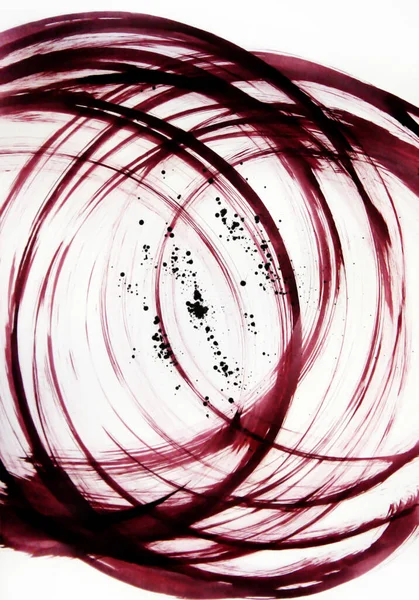 Yağmurda su çemberlerinin harmonisi. Esnek yarı dairesel geniş çizgilerin çok boyutlu dinamik kesişim. Soyut grafik enerjisi.