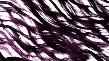 Animasyon grunge - fırça darbesi. Soyut el boyalı element. Kâr enerjisi. Soyut el boyalı element. Kâr enerjisi. Denizin dalgalarıyla oynuyorum. Enerji karmaşası. Kullanılmış sınırlı palet. Kâr enerjisi meditasyonu
