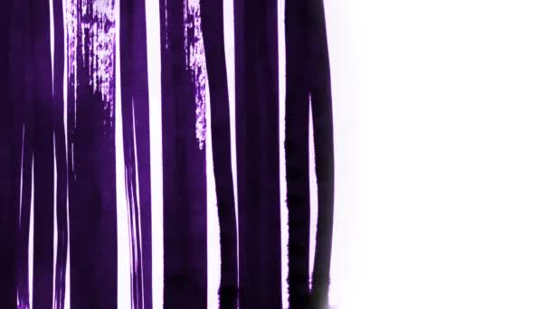 Анімаційний Гранж Штрих Пензлем Абстрактна Рука Пофарбований Елемент Енергія Прибутку — стокове відео