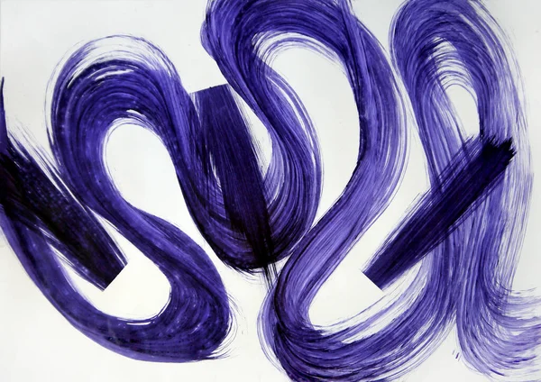 yazıcı ekipmanı iş akışı soyut bir şekilde çizildi. Tepeler arasında uzanan dolambaçlı bir dağ yolu. Uyumlu bir yaşam enerjisi deseni.