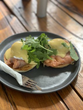 En iyi kahvaltısını yaptı.