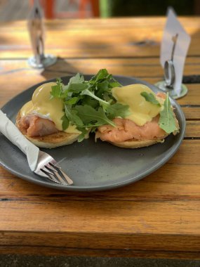 En iyi kahvaltısını yaptı.