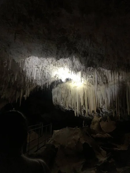 Hidden Underground Rock Cave — Stock Photo, Image