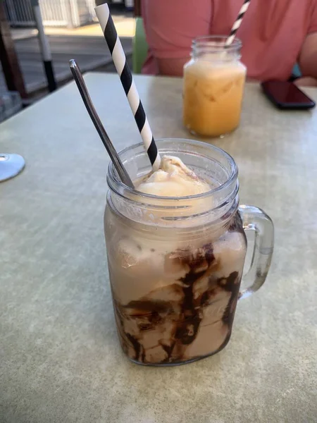 Iced Coffee Ice Cream — Stock Photo, Image