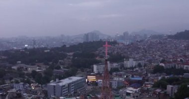 Güney Kore 'nin insansız hava aracı görüntüsü.