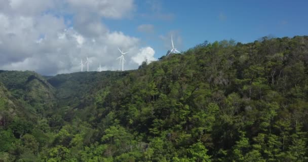 Turbinas Eólicas Oahu Hawaii — Vídeos de Stock