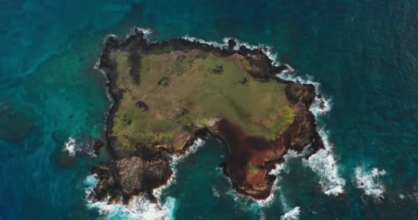 Вид Сверху Остров Гавайях — стоковое видео