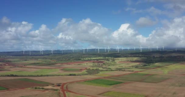 Turbinas Eólicas Oahu Hawaii — Vídeos de Stock