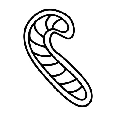 Boyama kitabından zencefilli kurabiye, sayfalar. Noel pastası, renkli krema. Bisküvi kurabiyeleri. Vektör illüstrasyonu beyaz arkaplanda izole edildi.