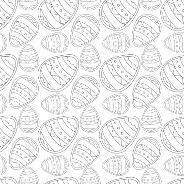 Paskalya yumurtaları ve üzerinde 